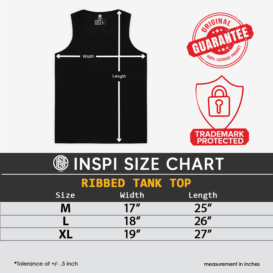 INSPI Gym Ribbed Sando For Men Body Fit Sleeveless Muscle Tank Top For Women Black White Collection Basic Activewear