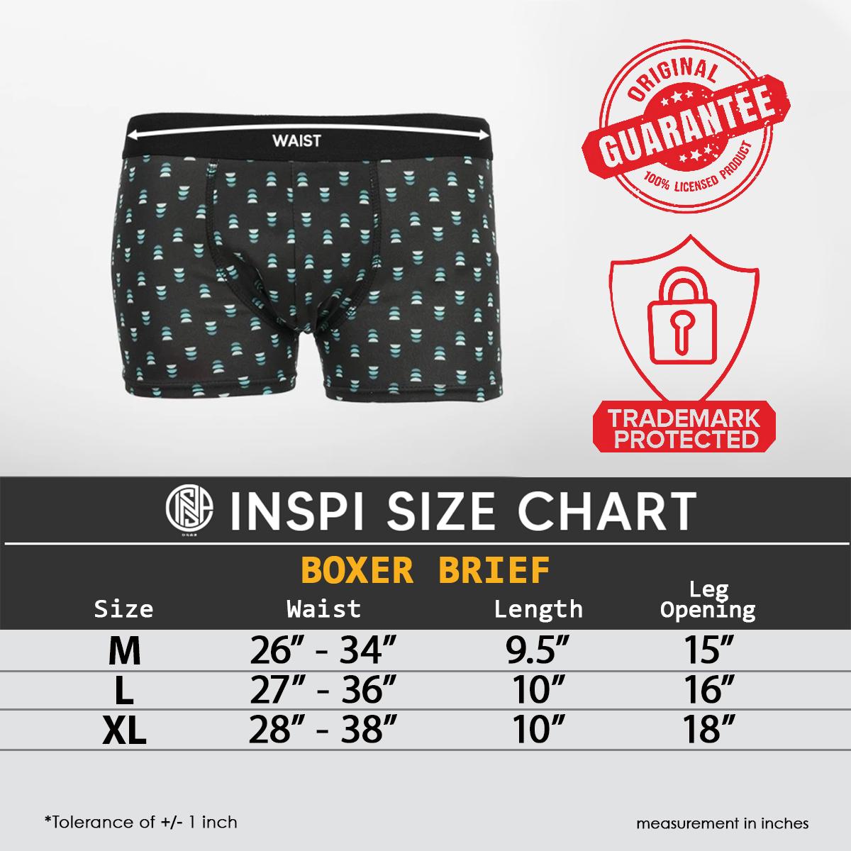 INSPI 3pcs Set Printed Boxer Brief