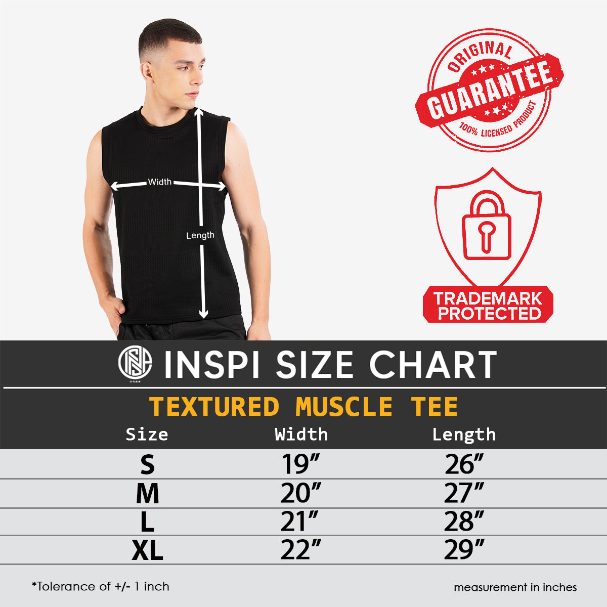 INSPI Textured Muscle Tee Collection For Men Sleeveless Stripe Black Tank Top Sando For Women Gym Workout Clothes Exercise Outfit