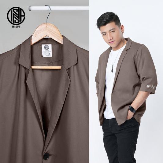 INSPI x Vrix Coat Blazer Mocha