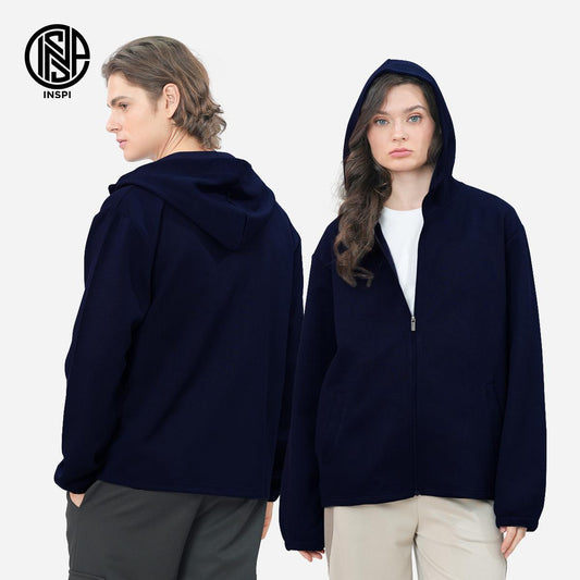 INSPI Textured Hoodie Jacket