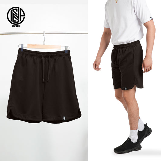 INSPI Knit Walking Shorts Brown