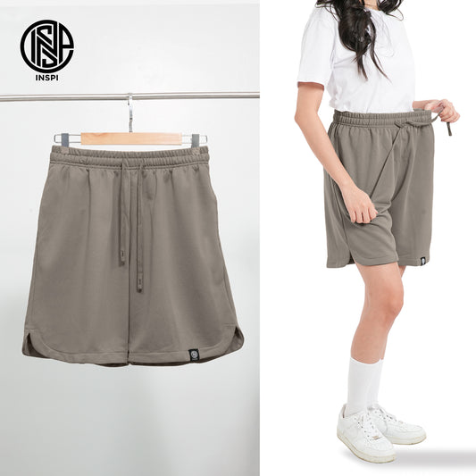 INSPI Knit Walking Shorts Mocha