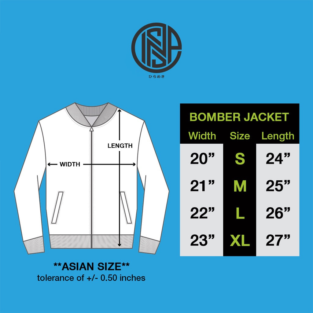 Size Chart - Bomber Jacket –