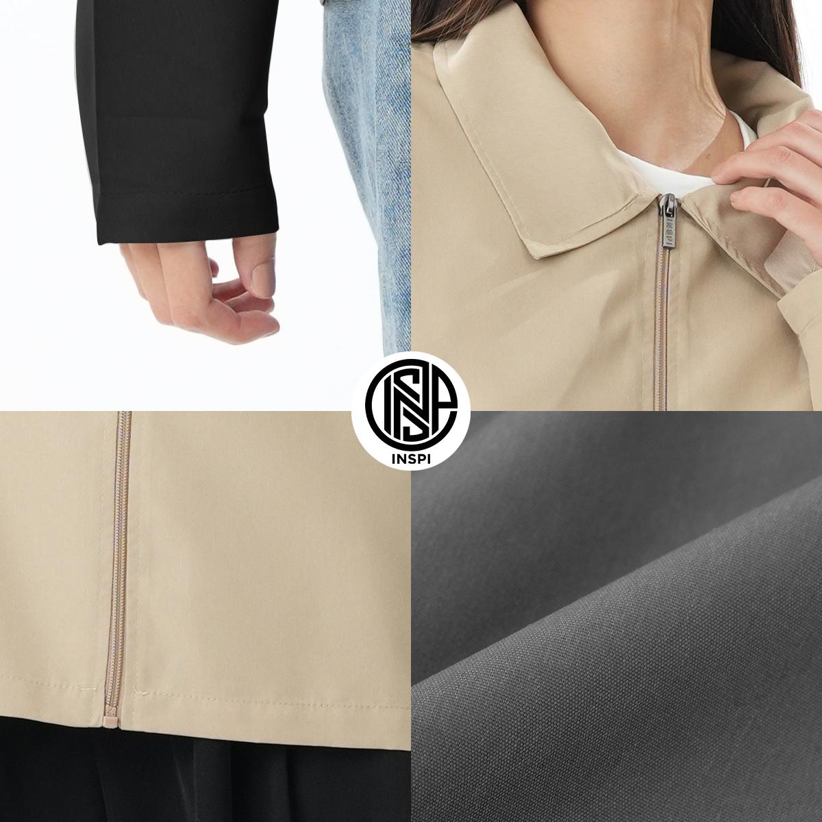 INSPI Long Sleeve Full Zipper Polo