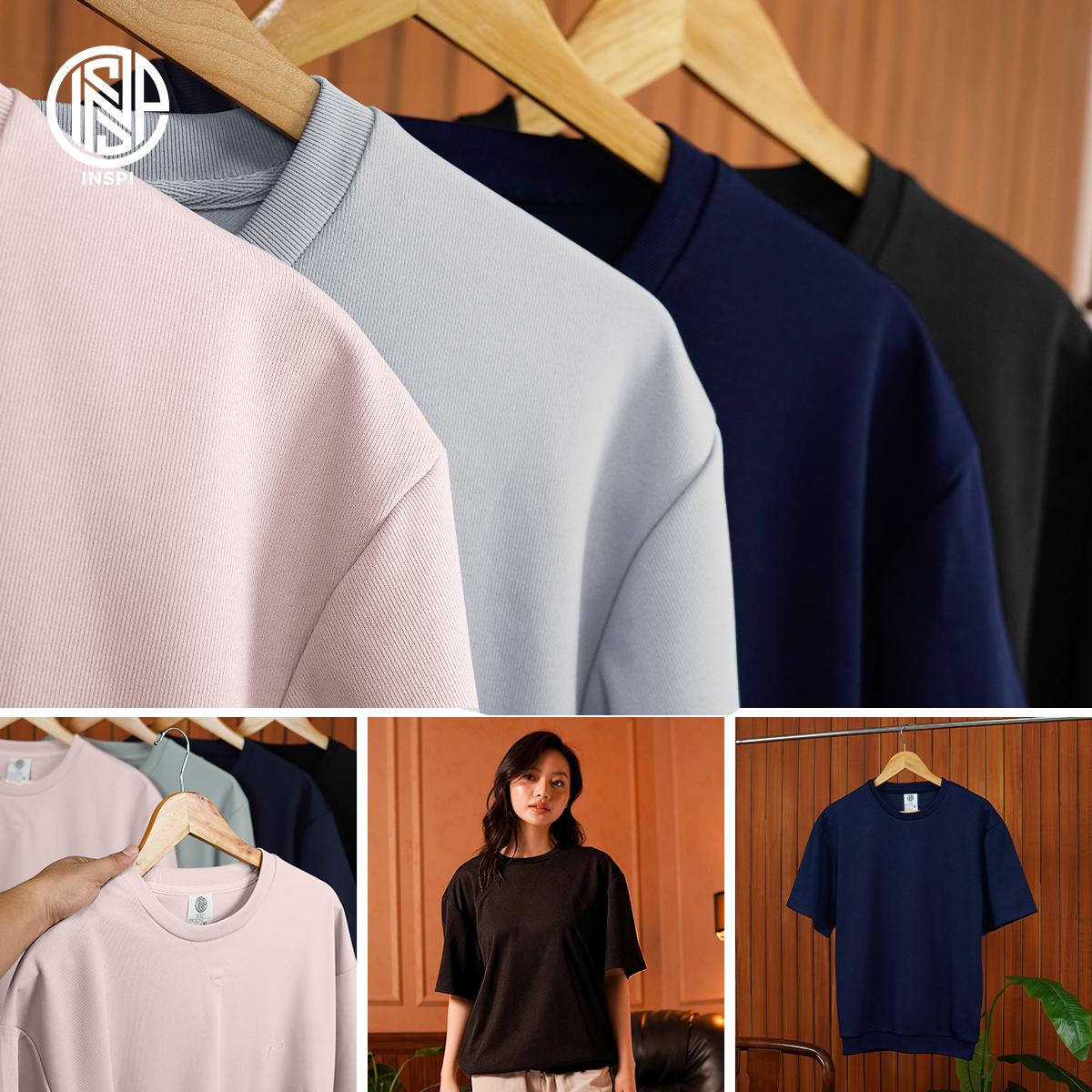 INSPI Modern Luxe Ribbed Hem Tee