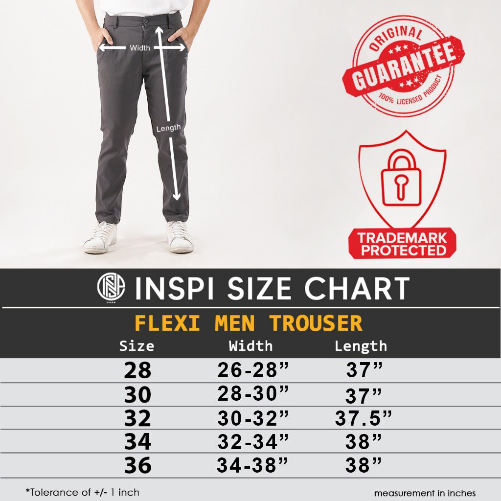 INSPI Trouser Pants with Beltloop
