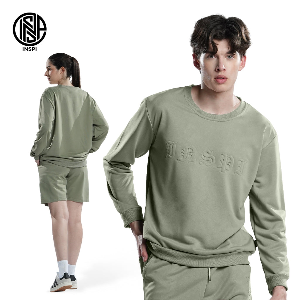 INSPI Embossed Pullover Jacket