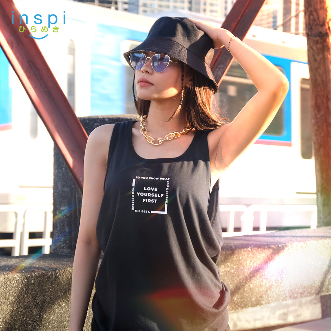 INSPI Love Yourself First Tank Top Daydreamer Graphic 2022 For Men Women Streetwear Korean Fashion Tops