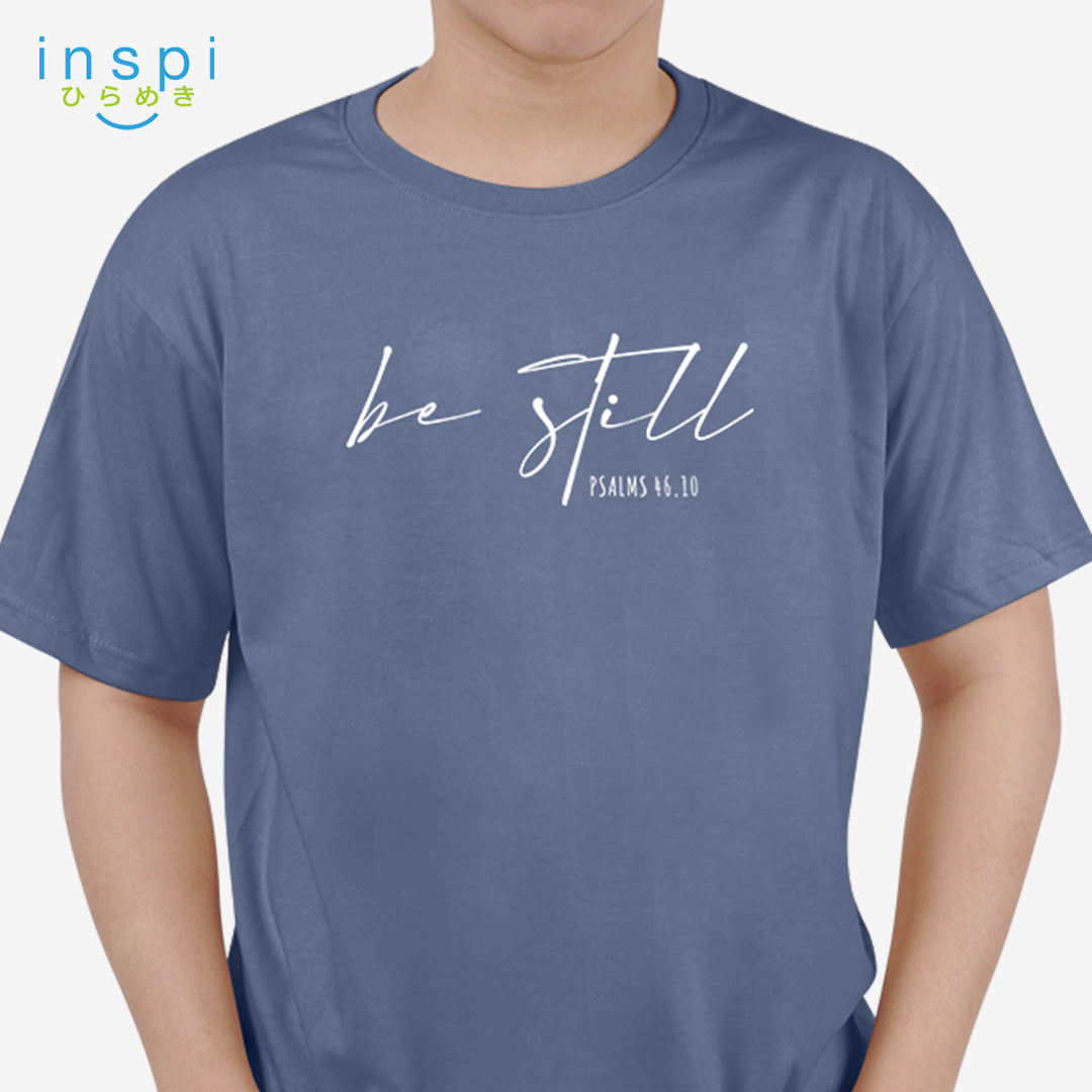 INSPI Shirt Be Still Mens Statement Tshirt
