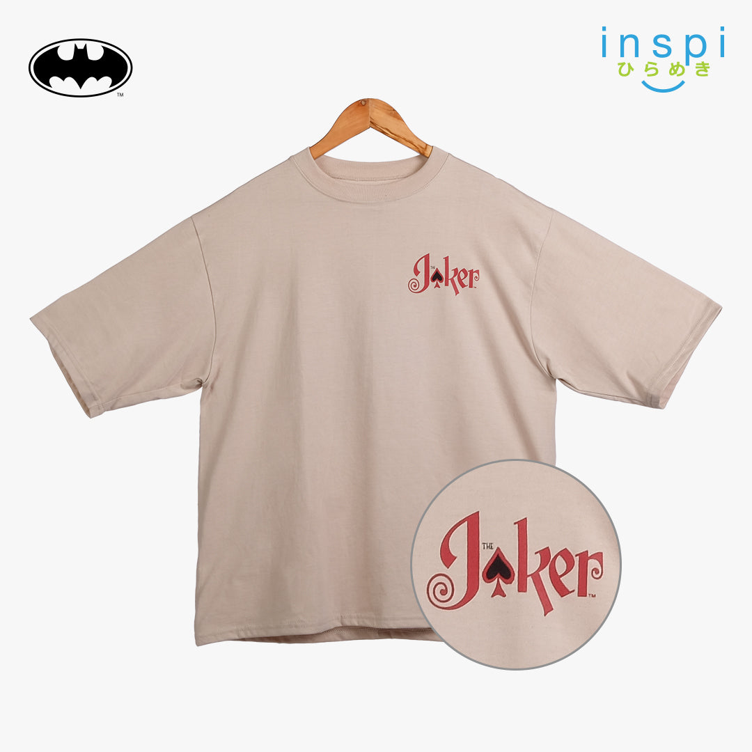 Authentic Warner Bros Batman Loose Fit The Joker Graphic Oversized Tshirt for Men Shirt Women