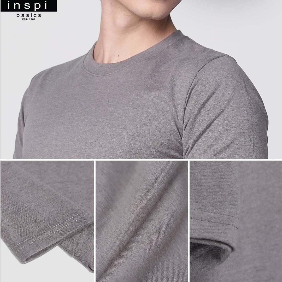 INSPI Basics Premium Cream Korean Pastel Plain Shirt for Men