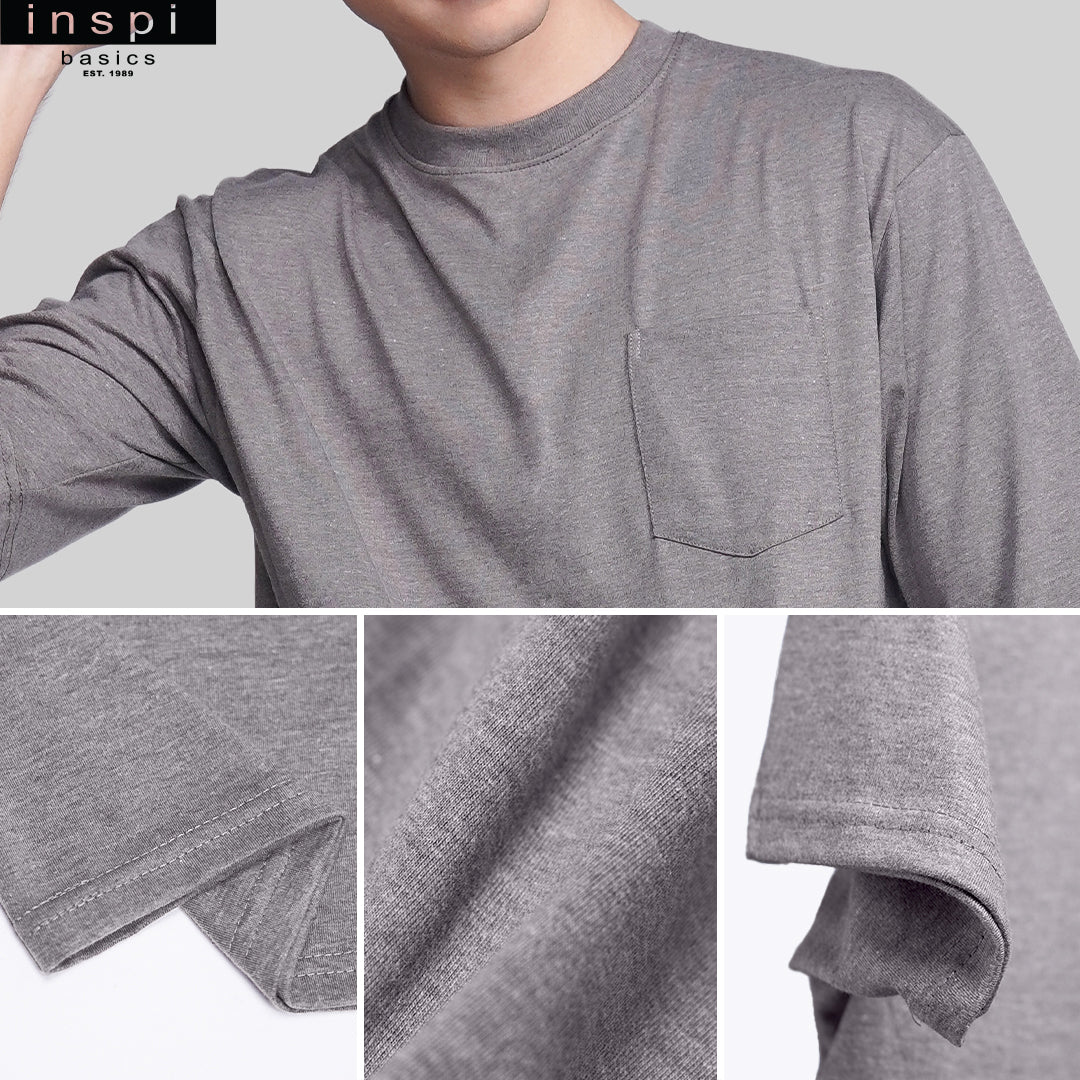 INSPI Basics Premium Khaki Oversized Shirt With Pocket Trendy Earth For Men