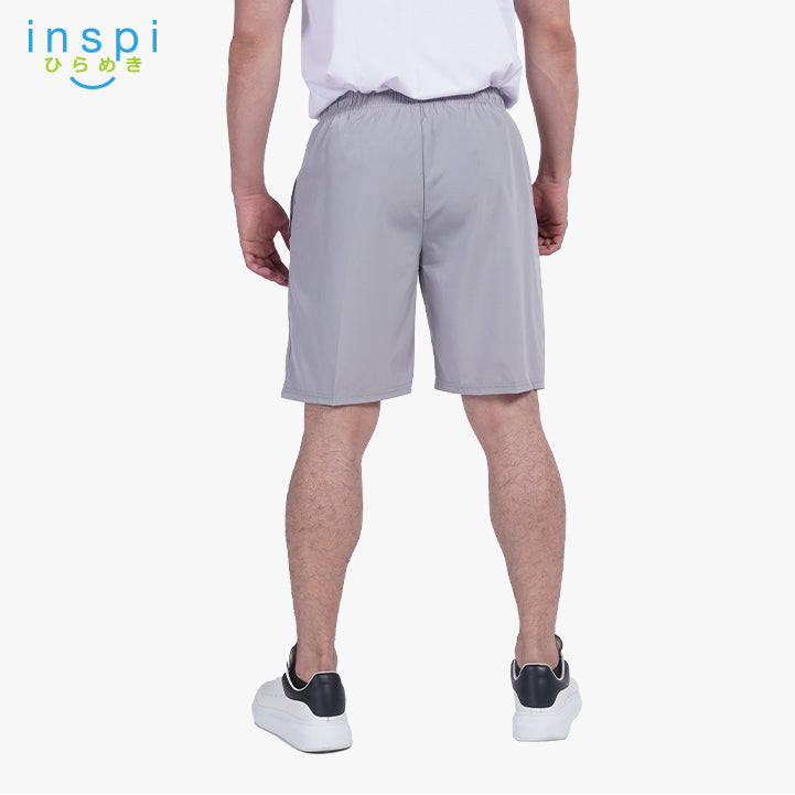 INSPI Training Shorts for Men in Olive Korean Pambahay Summer Casual Comfy Tiktok Short Taslan Men’s