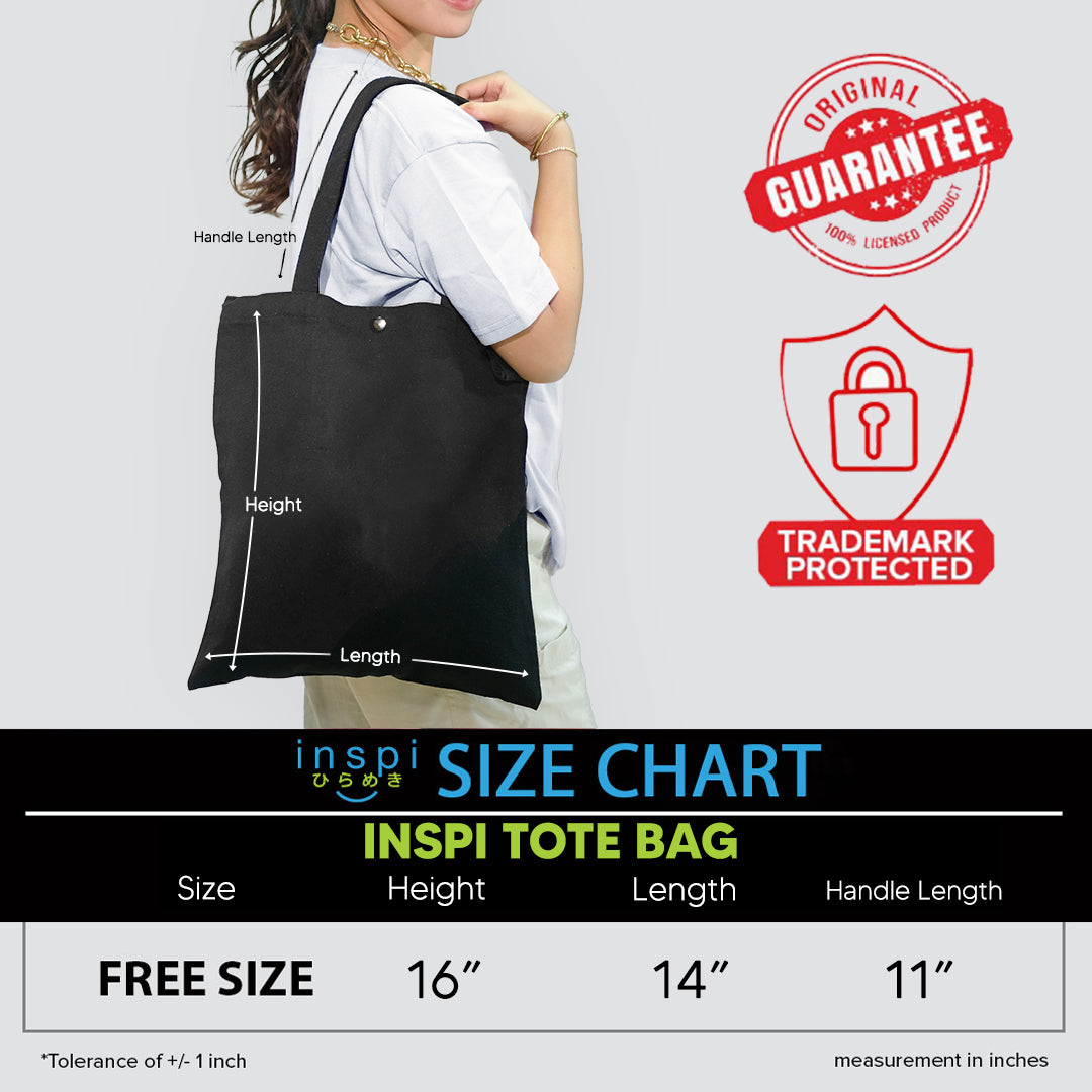 INSPI Spread the Love Canvas Tote Bag for Woman Aesthetic Ladies Printed Casual Shoulder Bags