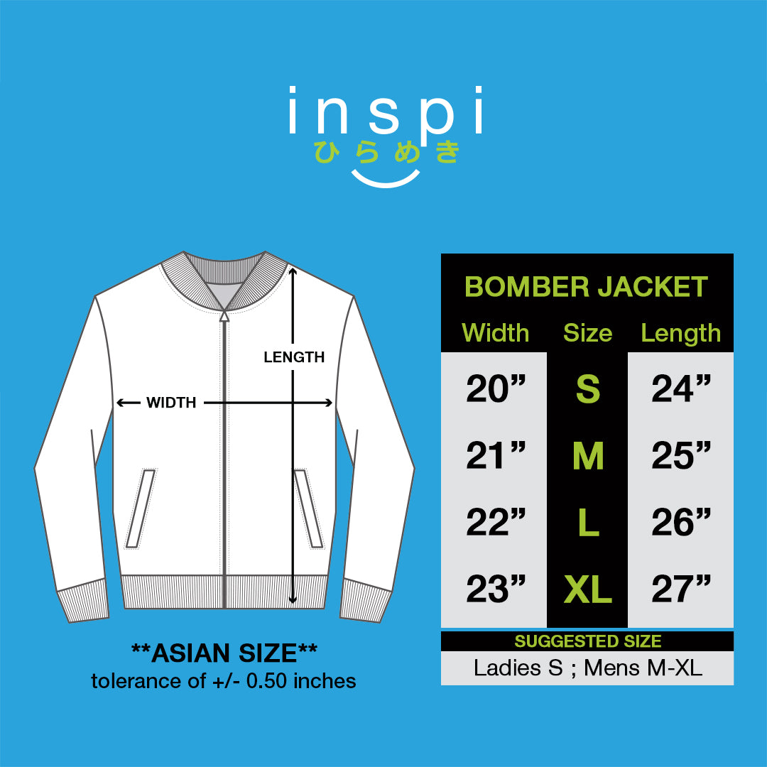INSPI Bomber Jacket for Men in Navy Blue