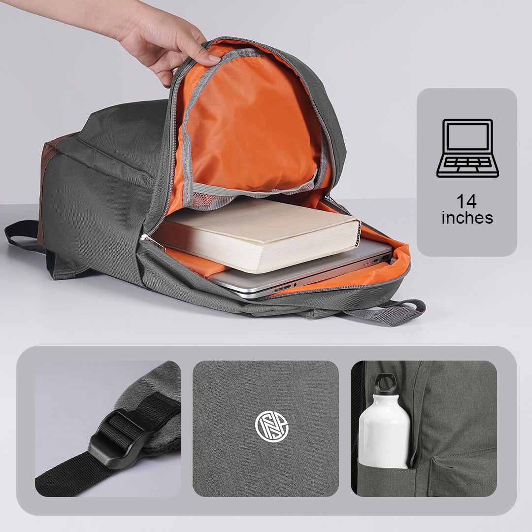 INSPI Laptop Bagpack for Men Anti-theft Fully Padded 15.6 Inch Waterproof Bag Backpack for Women 3