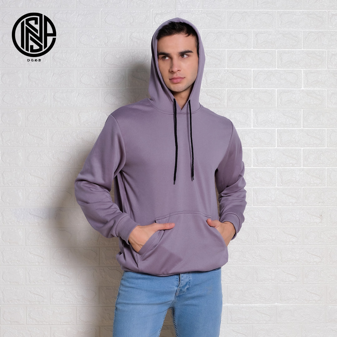 INSPI Plain Hoodie Jacket For Men with Pockets Korean Trendy Tops For