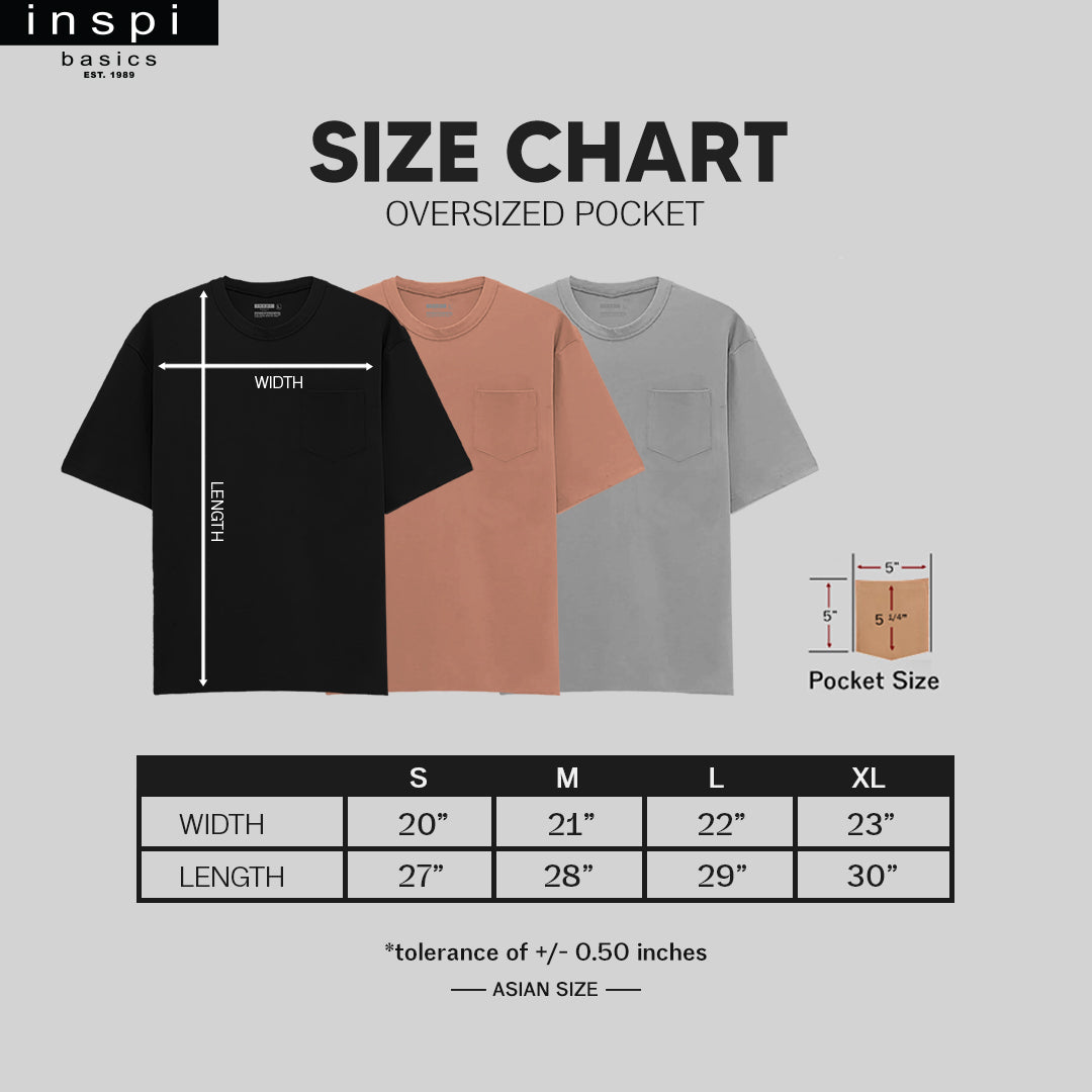 INSPI Basics Premium Mocha Oversized Shirt With Pocket Trendy Earth For Men