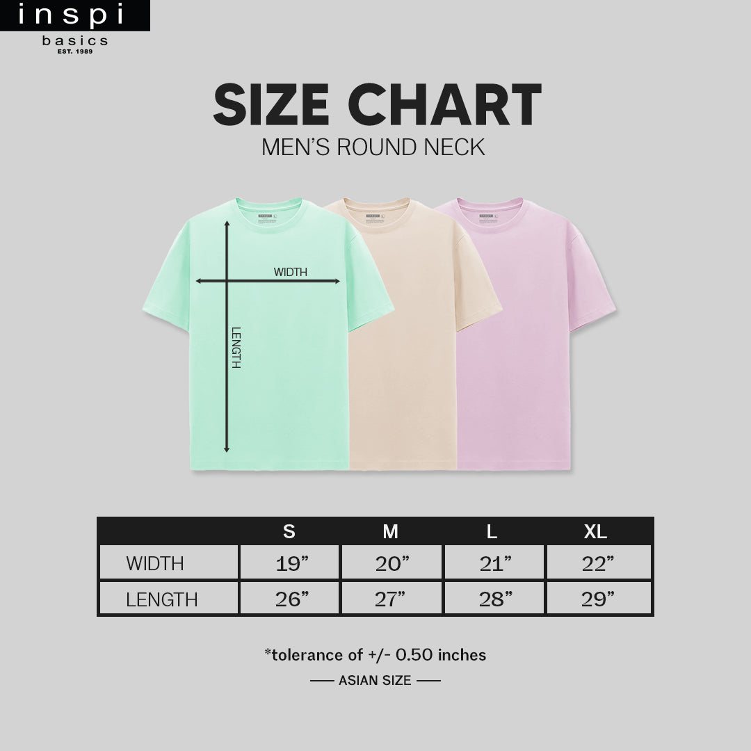 INSPI Basics Premium Peach Korean Pastel Plain Shirt for Men