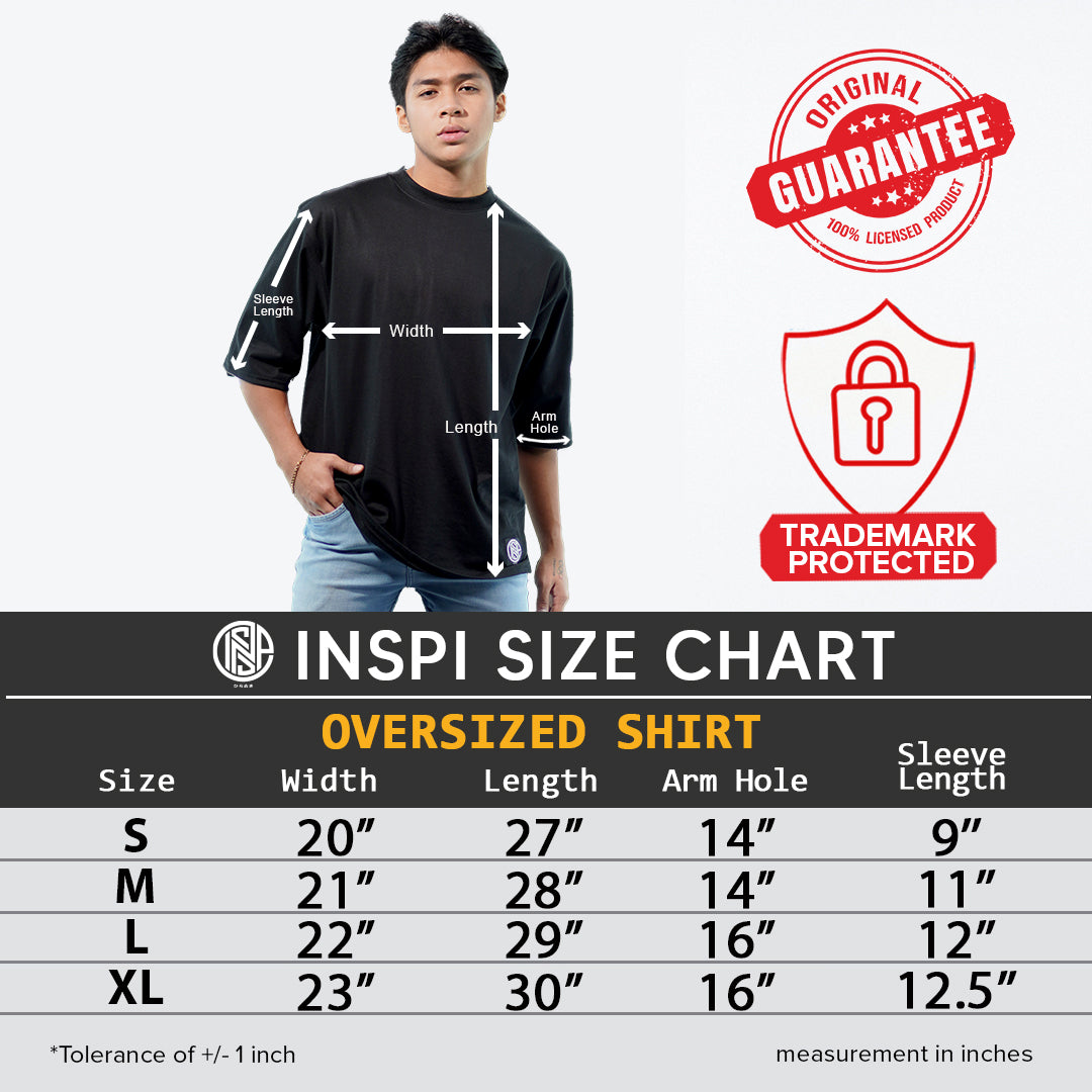 INSPI Originals Loose Fit Strike Oversized Tshirt