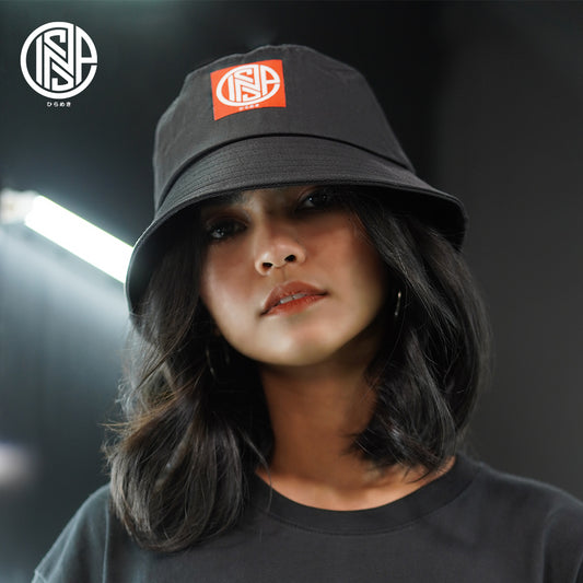 INSPI Originals Bucket Hat 2x2 Red Patch