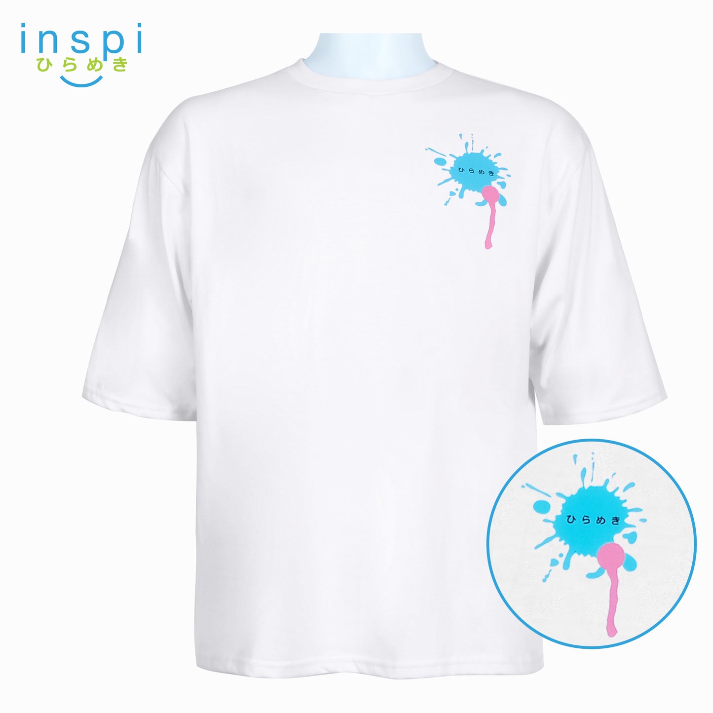 INSPI Tees Loose Fit Wave Splash Oversized Tshirt