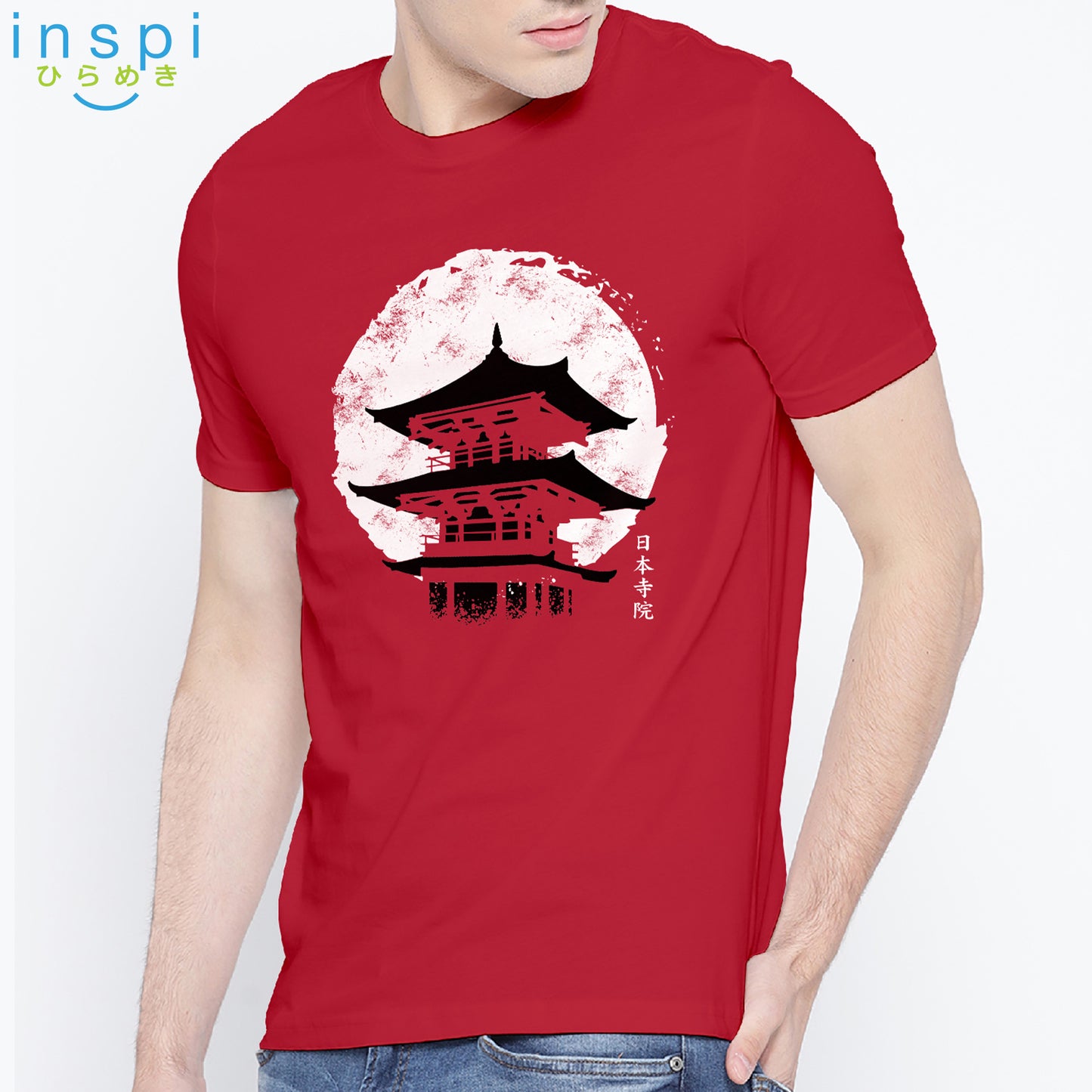 INSPI Tees Japan Temple Graphic