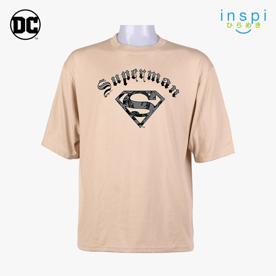 Authentic Warner Bros Superman Loose Fit Tattoo Logo Graphic Oversized Tshirt for Men Shirt Women