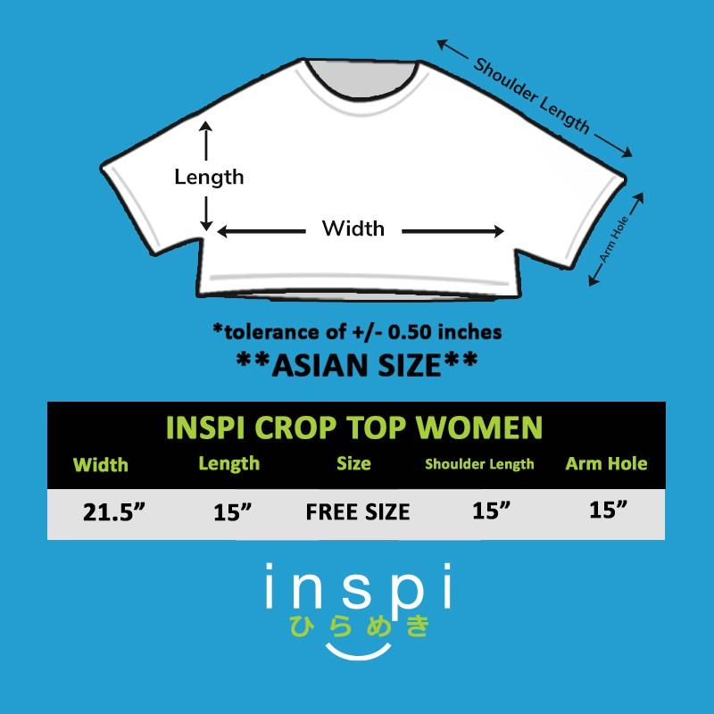INSPI Oversized Crop Top Hip Hop Graphic Tshirt
